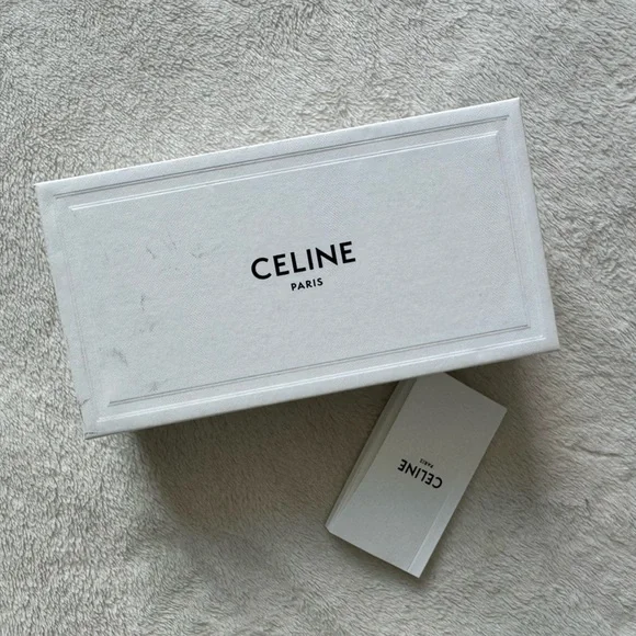 Celine Authentic Gift Jewellery Sunglasses Box Empty EUC Black White Storage - Picture 3 of 6